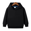 Middle And Small Size Children's Customized Pure Cotton Hooded Blank Sweater