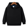 Middle And Small Size Children's Customized Pure Cotton Hooded Blank Sweater