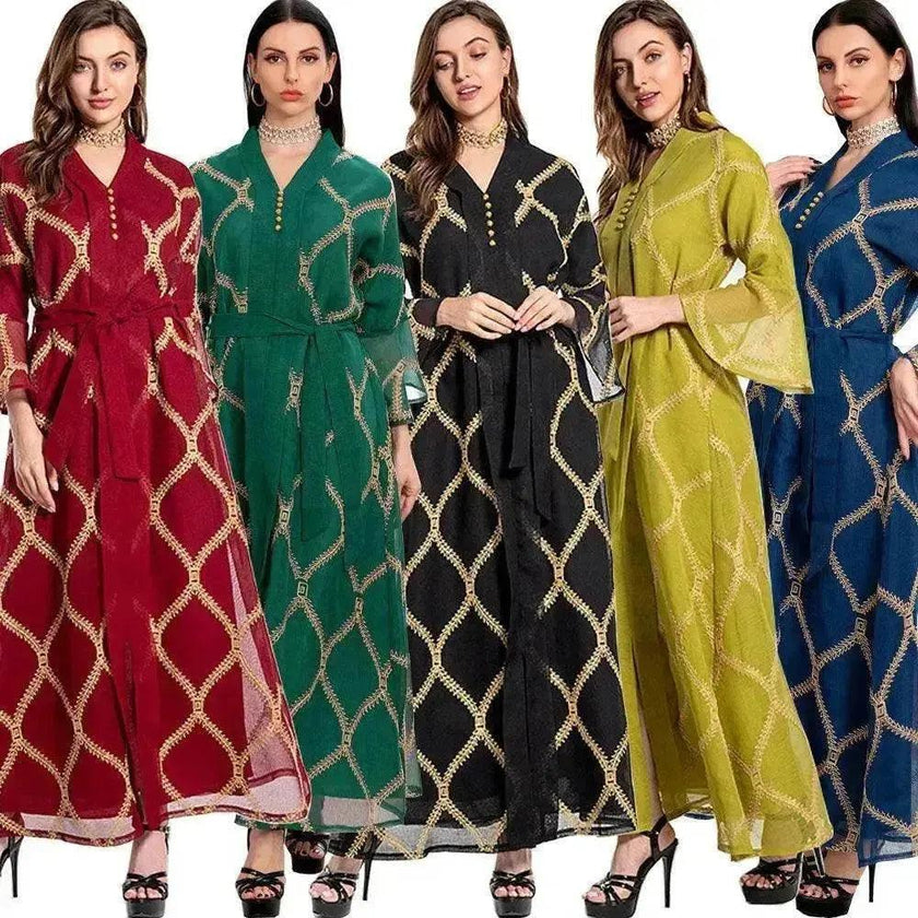 Middle East Arab  Temperament Gauze Dress