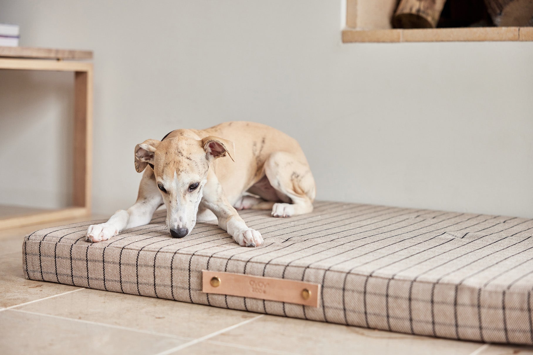 Milo Grid Dog Cushion - Medium