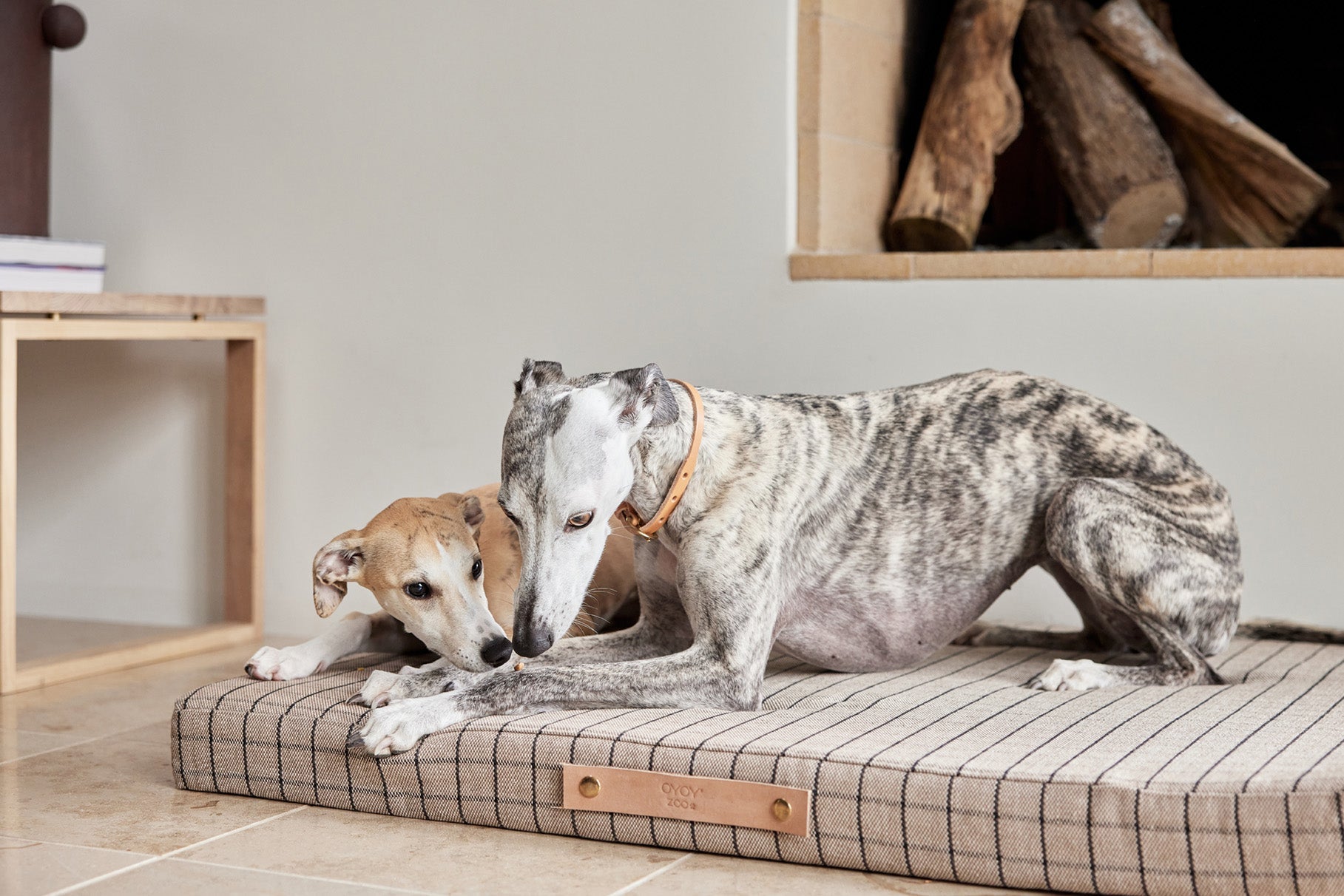 Milo Grid Dog Cushion - Medium