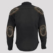 Milwaukee Leather Men's Faded Denim Armored Shirt Jacket