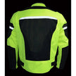 Milwaukee Leather Men's Mesh & Nylon Combo Racer Jacket