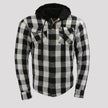 Milwaukee Leather Men's Plaid Flannel Armored Shirt Jacket