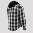 Milwaukee Leather Men's Plaid Flannel Armored Shirt Jacket
