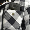 Milwaukee Leather Men's Plaid Flannel Armored Shirt Jacket