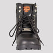Milwaukee Leather Women's Side Zip Lace Up Motorcycle Boots