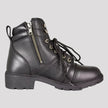 Milwaukee Leather Women's Side Zip Lace Up Motorcycle Boots