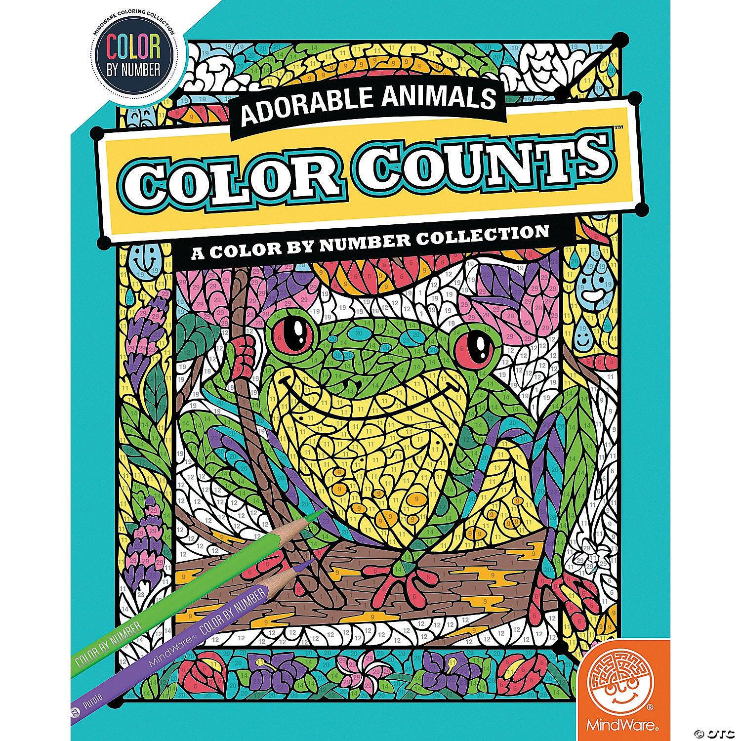 Mindware - Color Counts - Adorable Animals