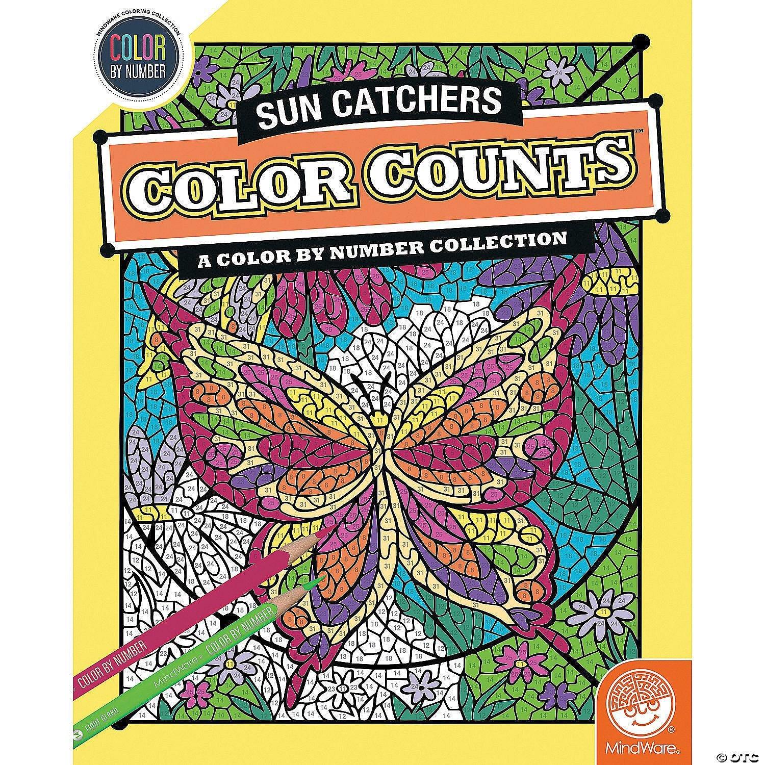 Mindware - Color by Number - Color Counts - Sun Catchers