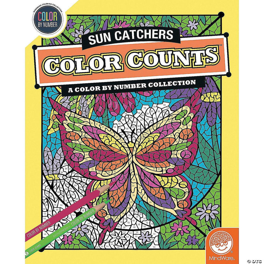 Mindware - Color by Number - Color Counts - Sun Catchers