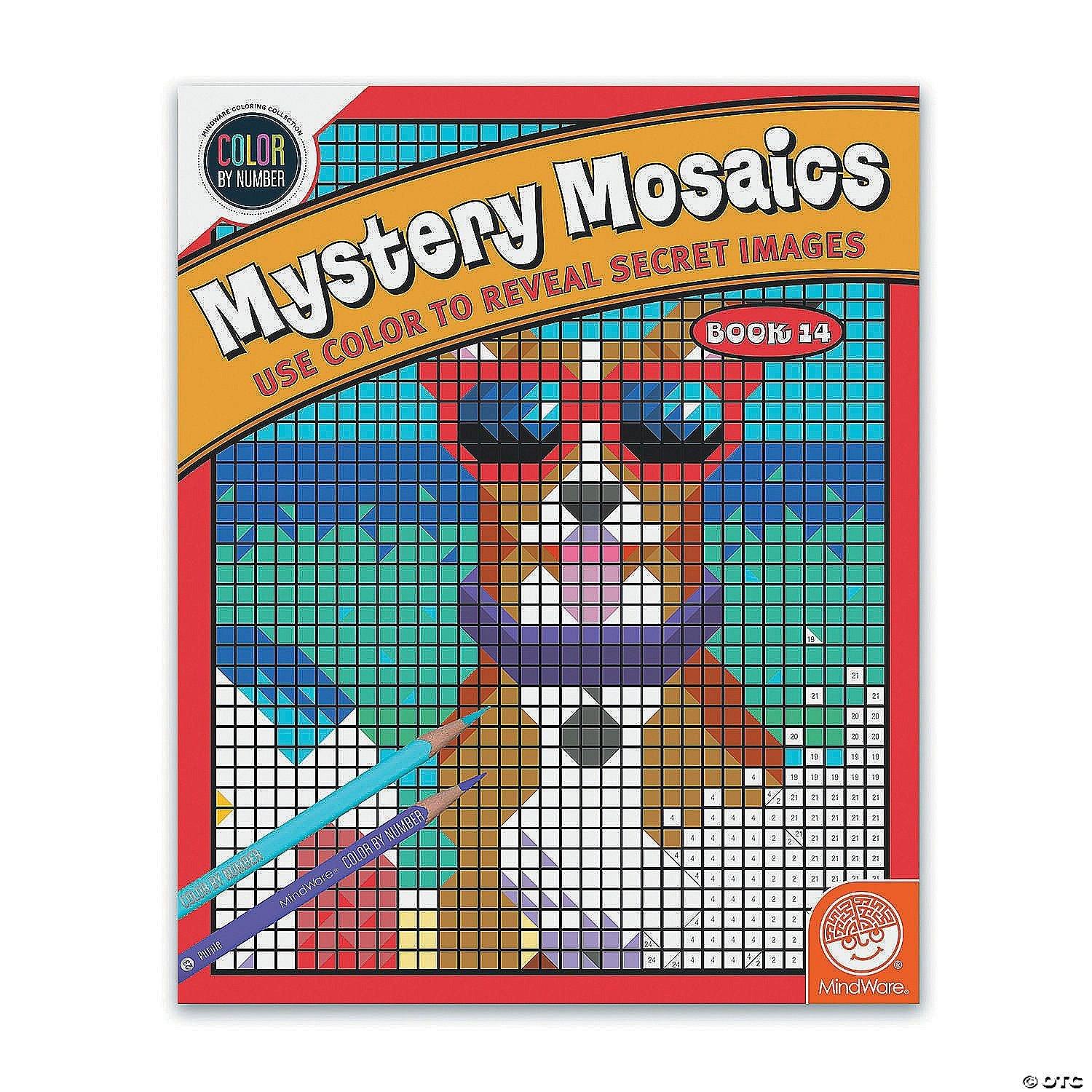 Mindware - Color by Number - Mystery Mosaics - Book 14