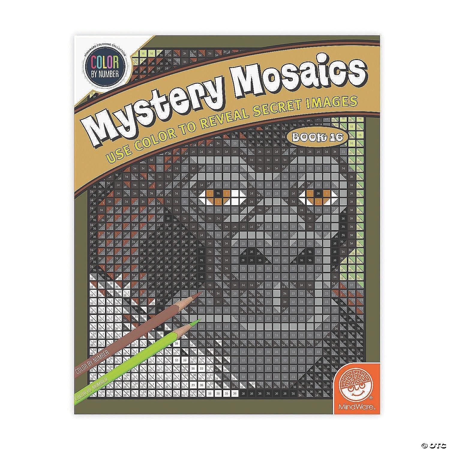 Mindware - Color by Number - Mystery Mosaics - Book 16