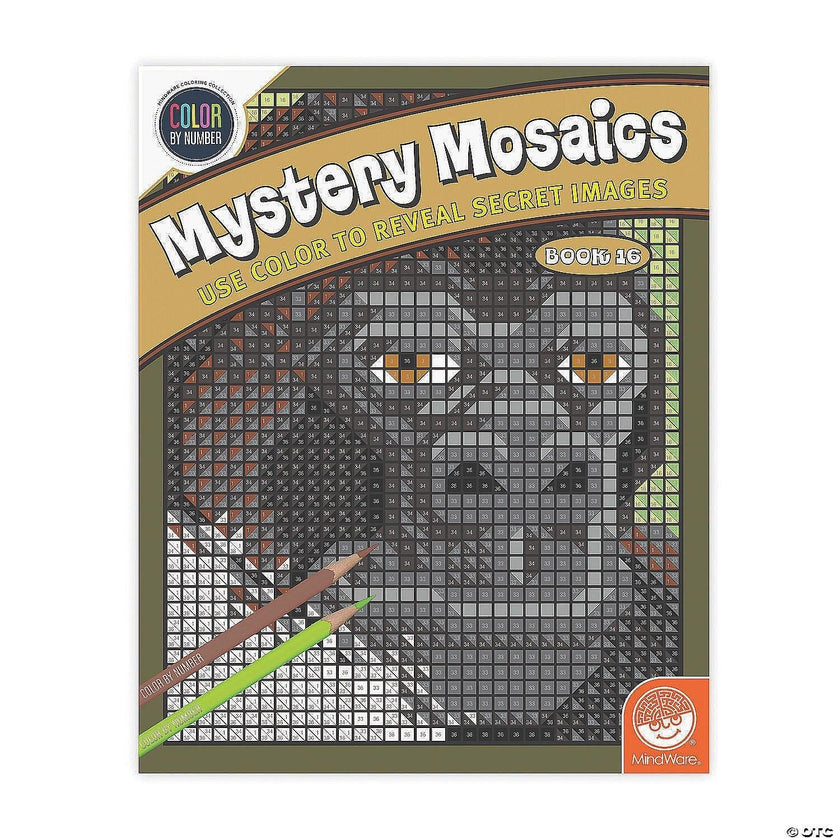 Mindware - Color by Number - Mystery Mosaics - Book 16