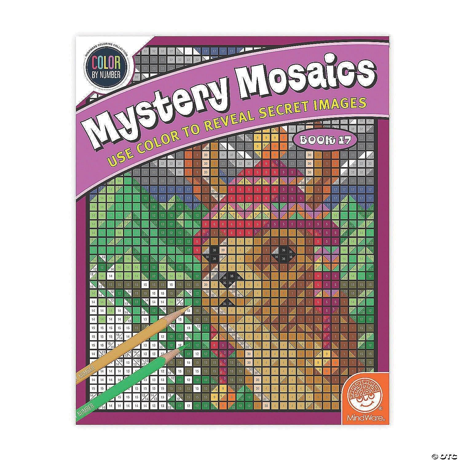 Mindware - Color by Number - Mystery Mosaics - Book 17