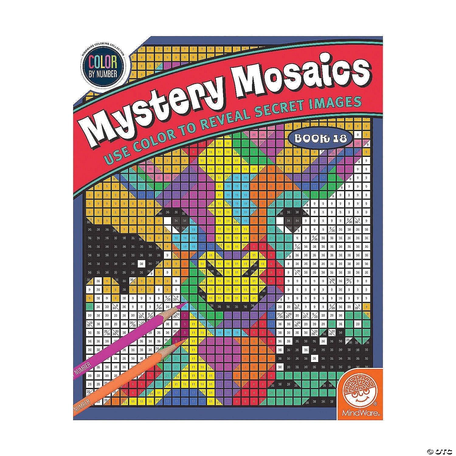 Mindware - Color by Number - Mystery Mosaics - Book 18