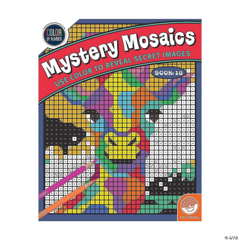 Mindware - Color by Number - Mystery Mosaics - Book 18