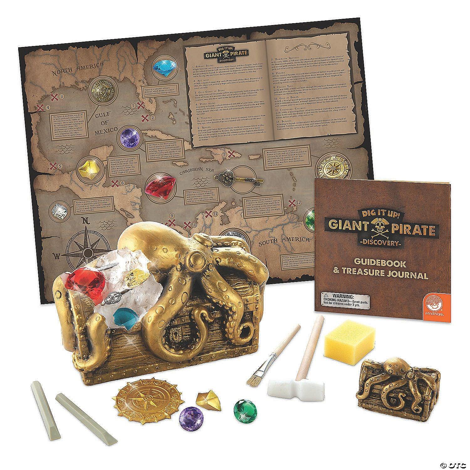 Mindware - Dig It Up! Giant Pirate Discovery Toy