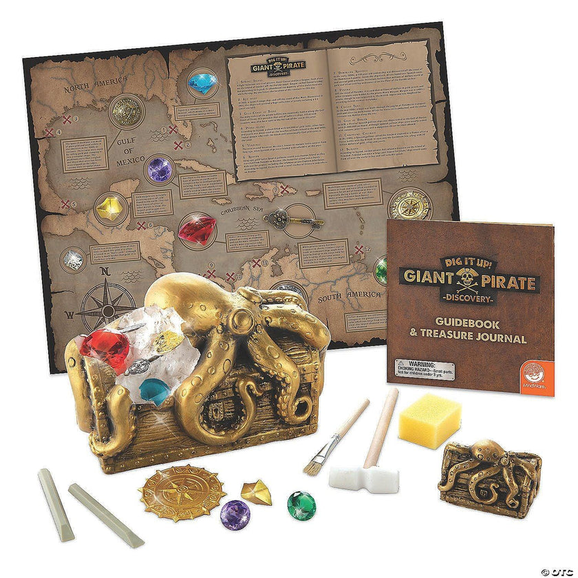 Mindware - Dig It Up! Giant Pirate Discovery Toy