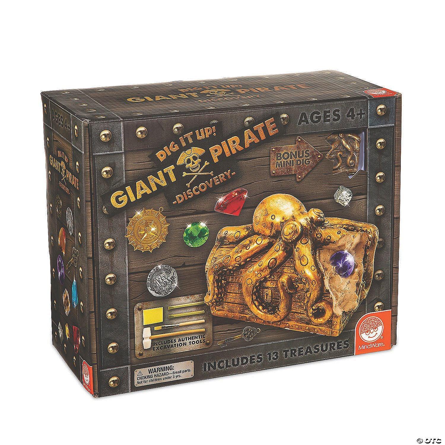 Mindware - Dig It Up! Giant Pirate Discovery Toy
