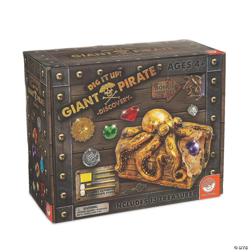 Mindware - Dig It Up! Giant Pirate Discovery Toy