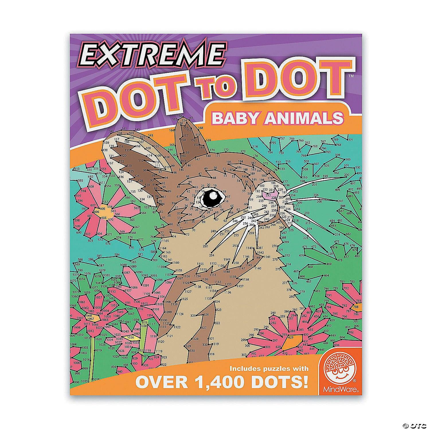 Mindware - Extreme Dot to Dot - Baby Animals