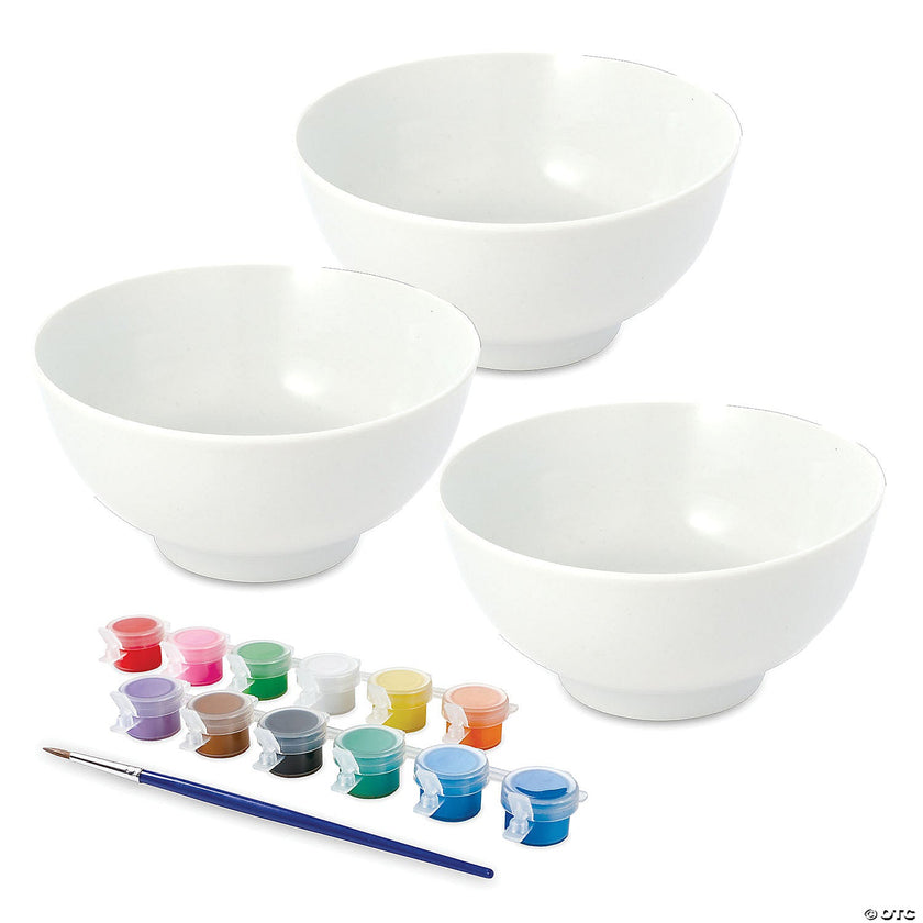 Mindware - Paint - Your - Own Porcelain Bowls
