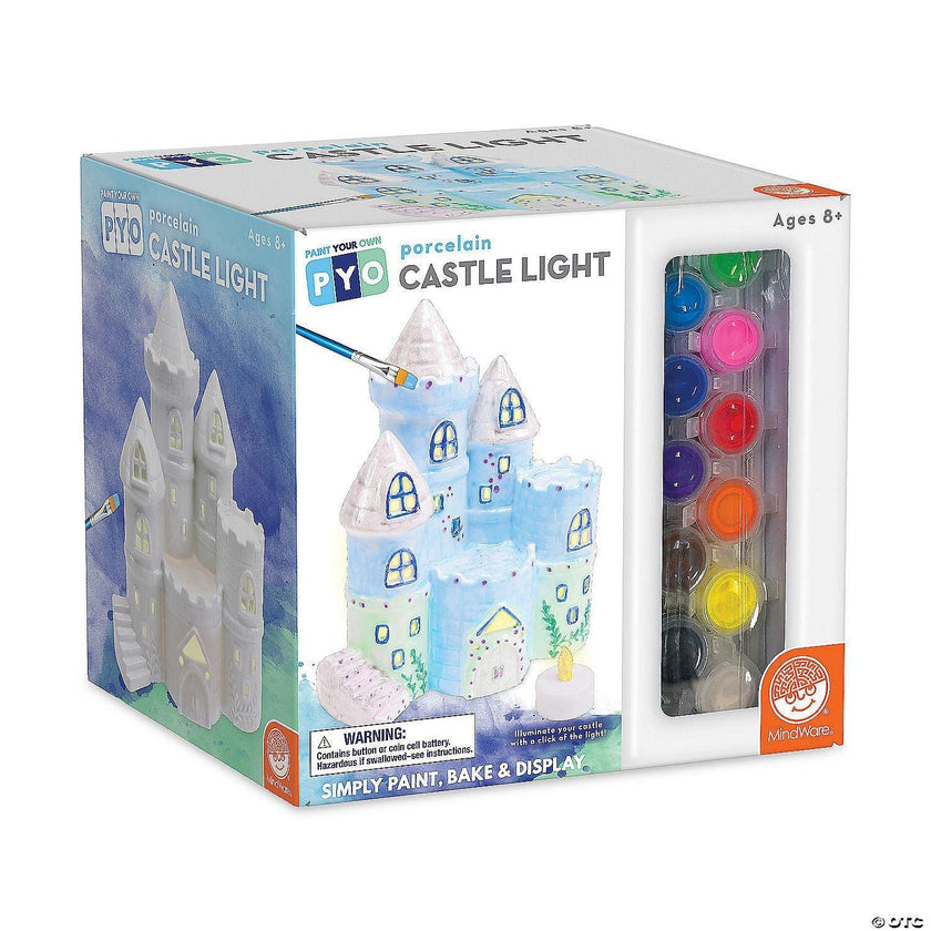 Mindware - Paint - Your - Own Porcelain Castle Light