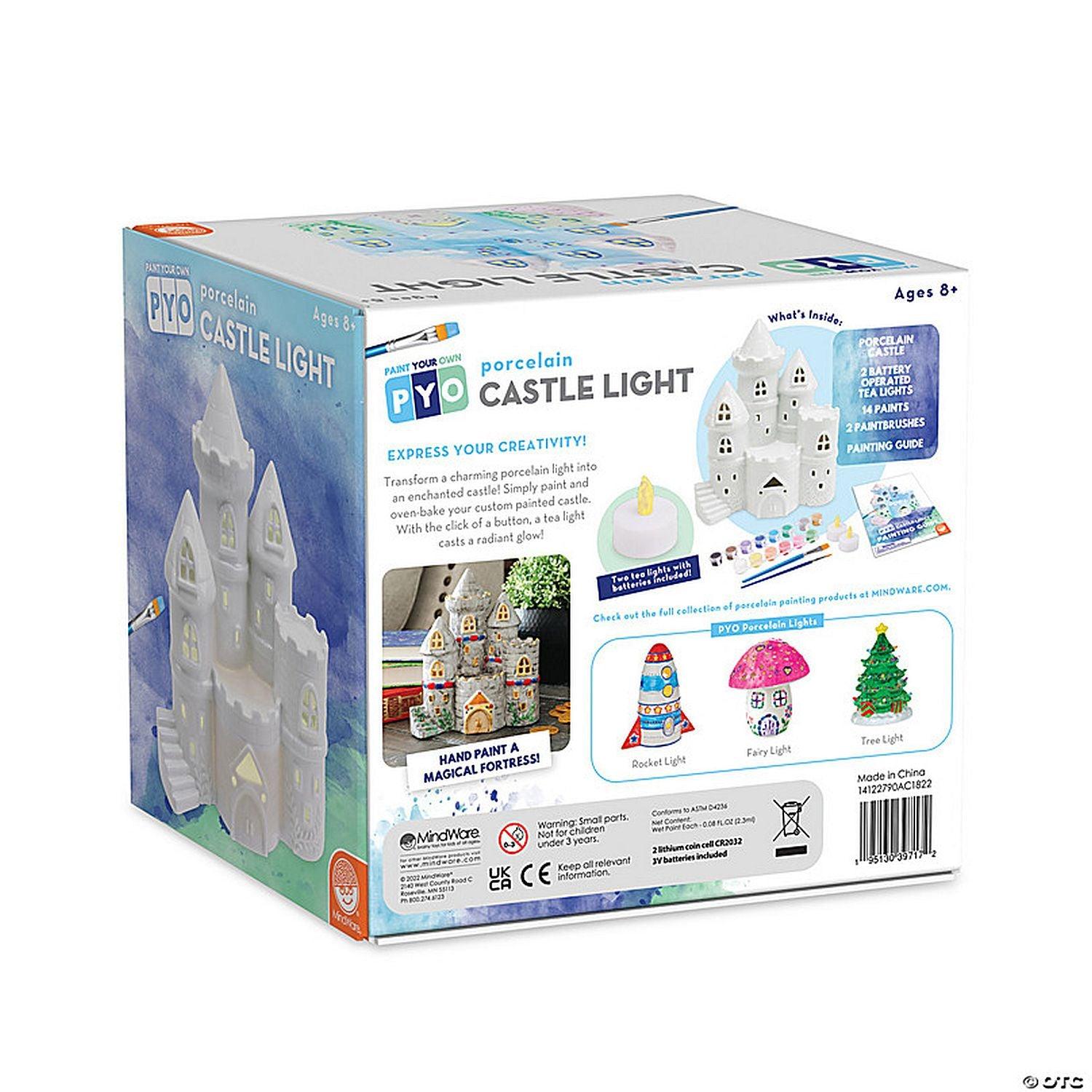 Mindware - Paint - Your - Own Porcelain Castle Light