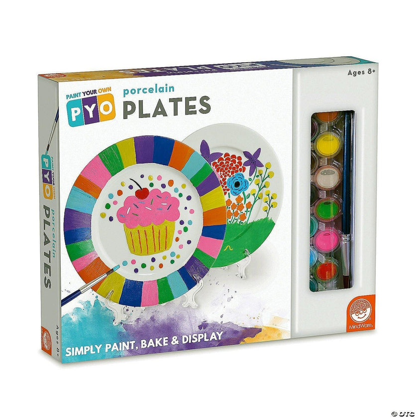 Mindware - Paint - Your - Own Porcelain Plates