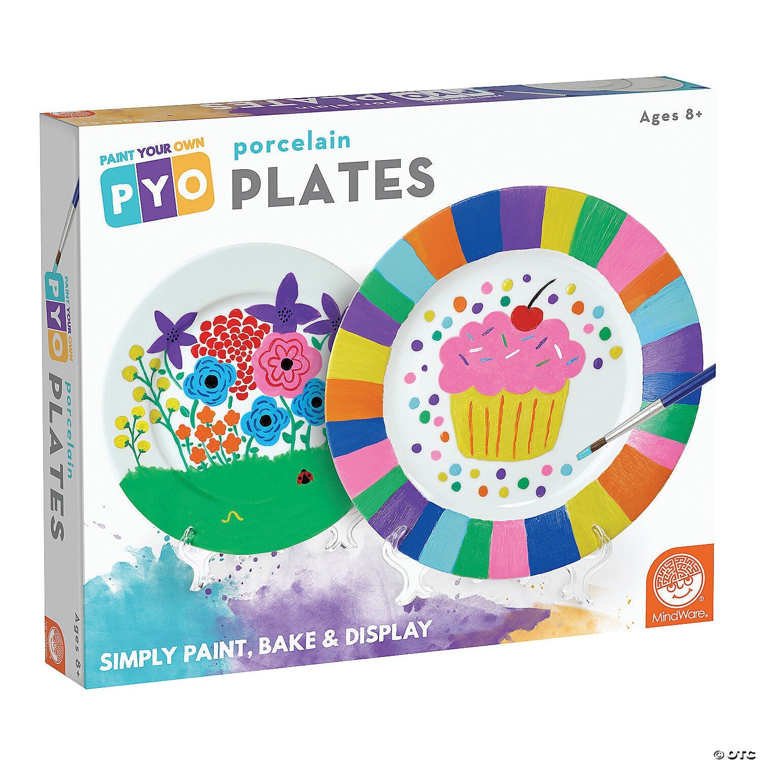 Mindware - Paint - Your - Own Porcelain Plates