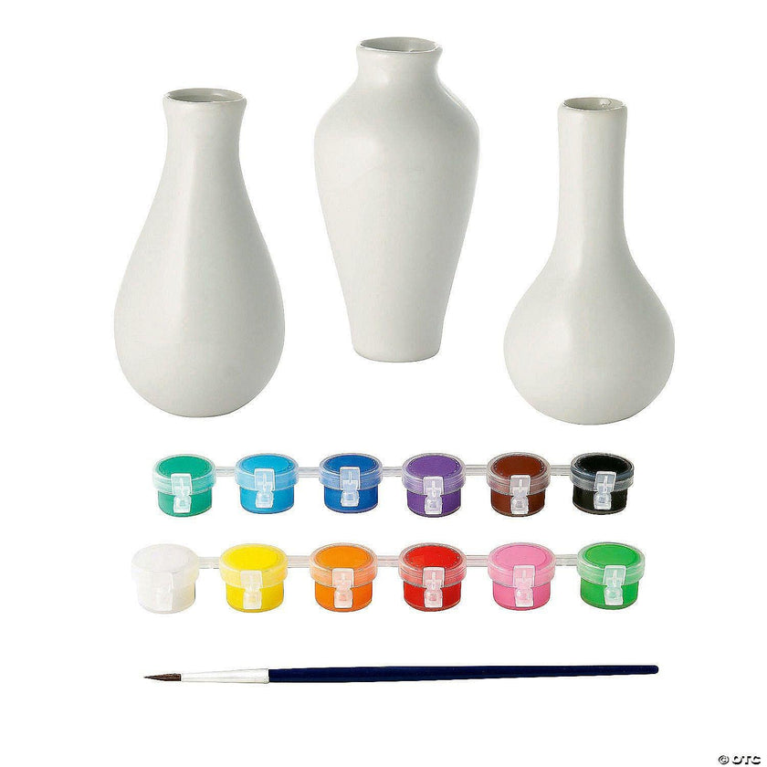 Mindware - Paint - Your - Own Porcelain Vases