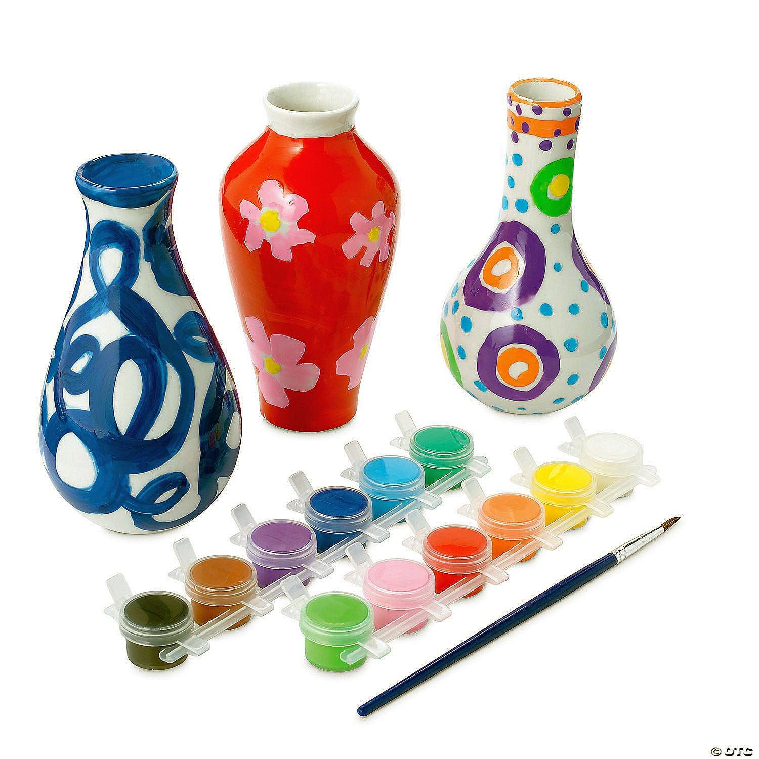 Mindware - Paint - Your - Own Porcelain Vases