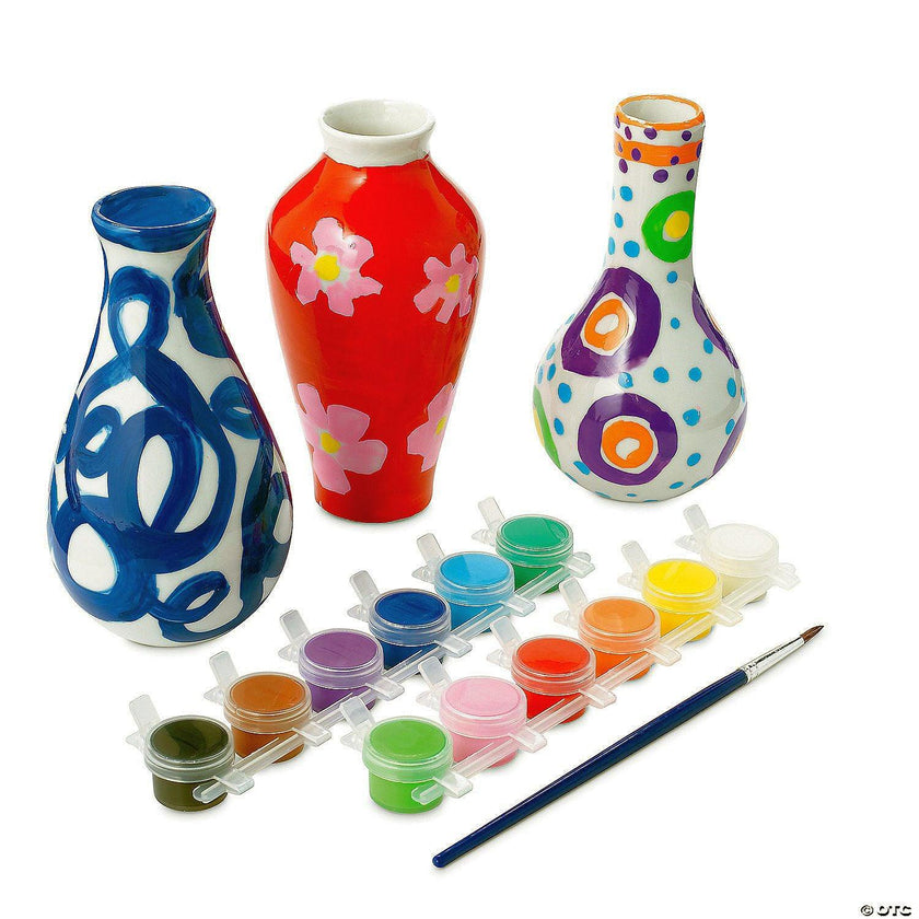 Mindware - Paint - Your - Own Porcelain Vases