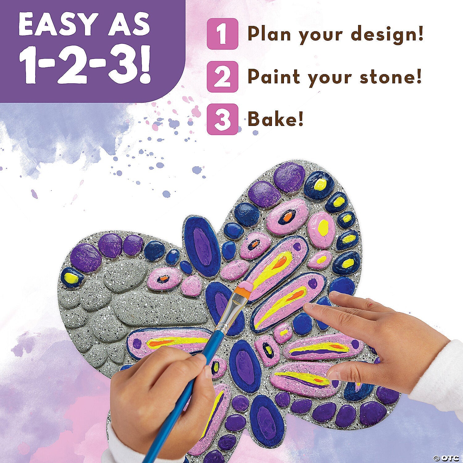 Mindware - Paint - Your - Own Stepping Stone - Butterfly