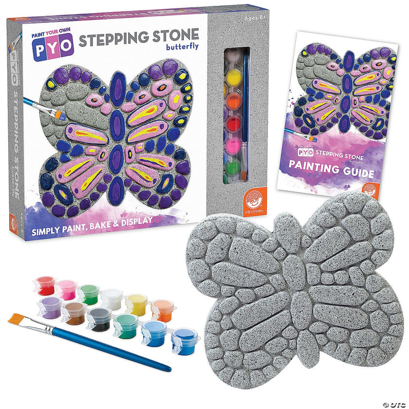 Mindware - Paint - Your - Own Stepping Stone - Butterfly