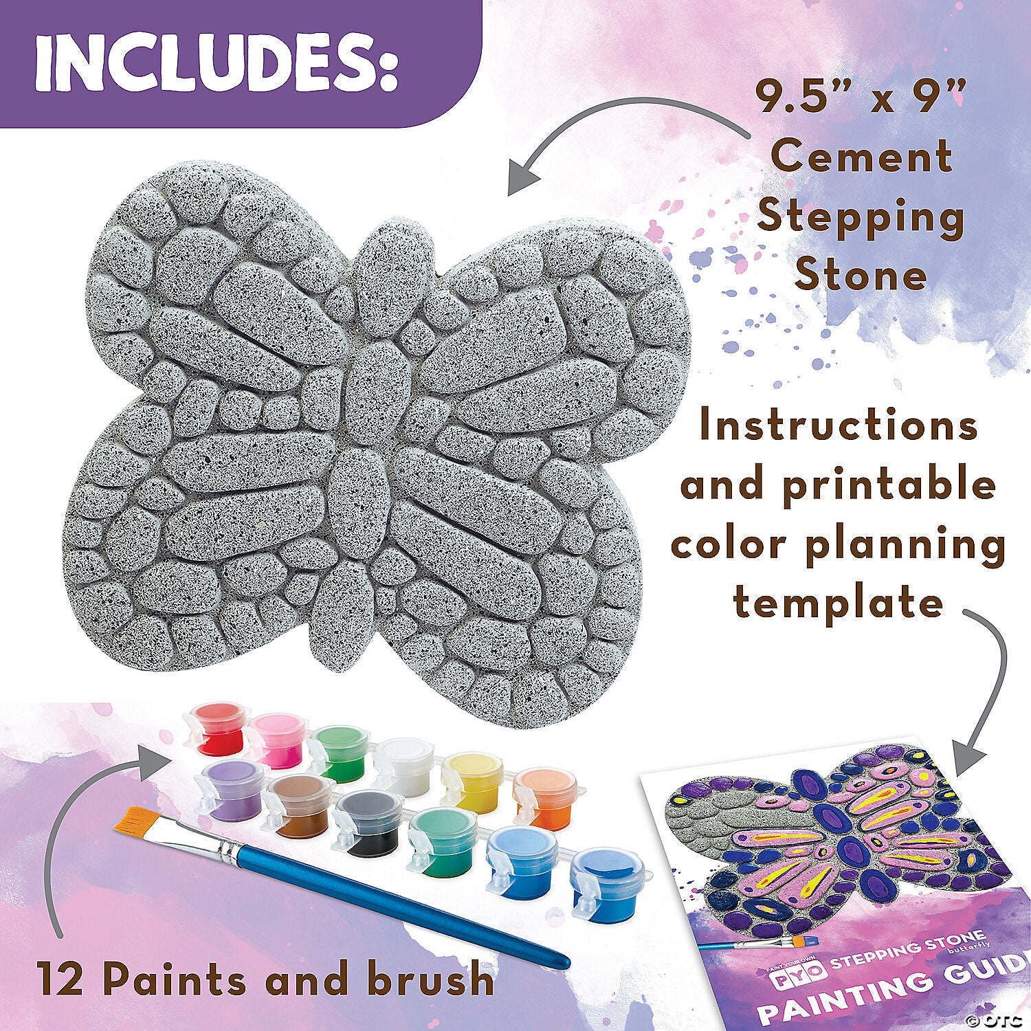 Mindware - Paint - Your - Own Stepping Stone - Butterfly