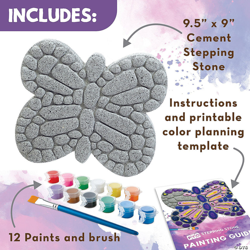 Mindware - Paint - Your - Own Stepping Stone - Butterfly