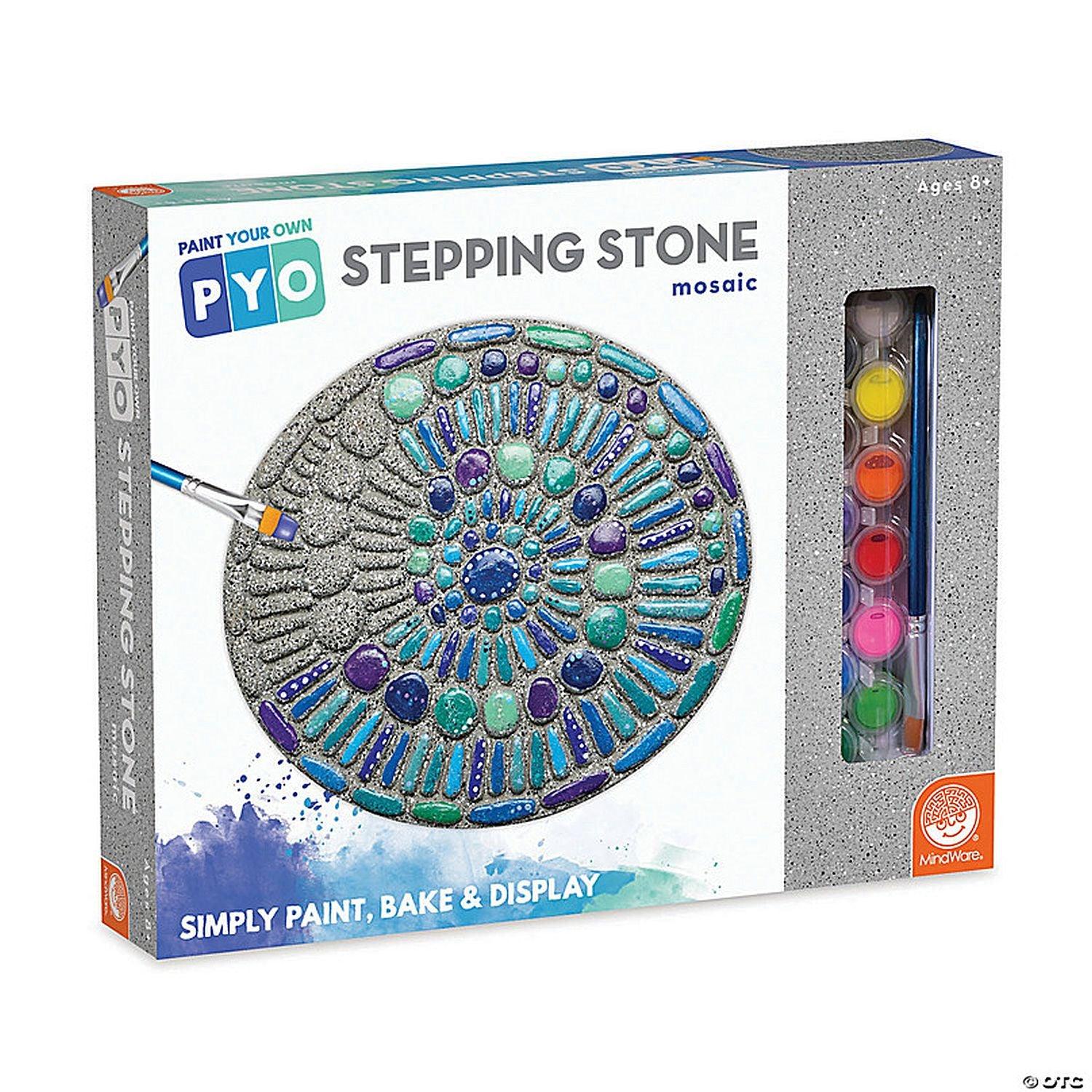 Mindware - Décoration de pavés de jardin à peindre soi-même - Mosaïque