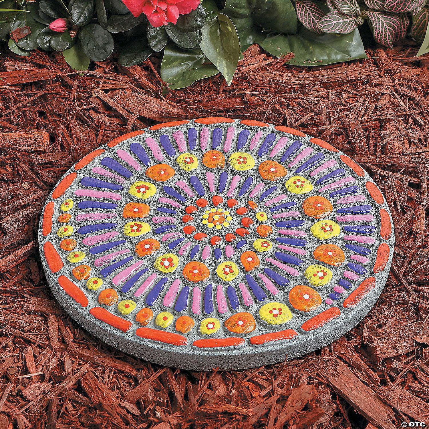 Mindware - Décoration de pavés de jardin à peindre soi-même - Mosaïque