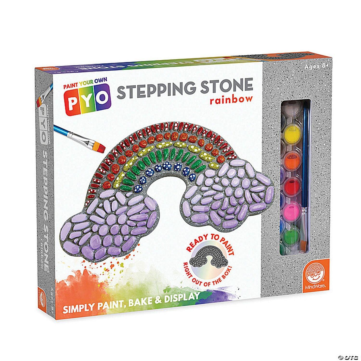 Mindware - Paint - Your - Own Stepping Stone - Rainbow