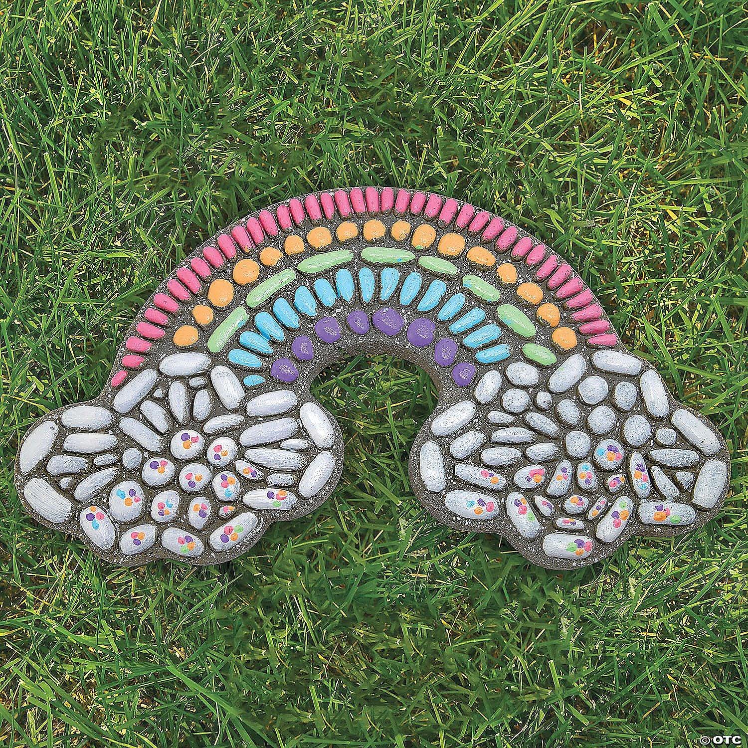 Mindware - Paint - Your - Own Stepping Stone - Rainbow