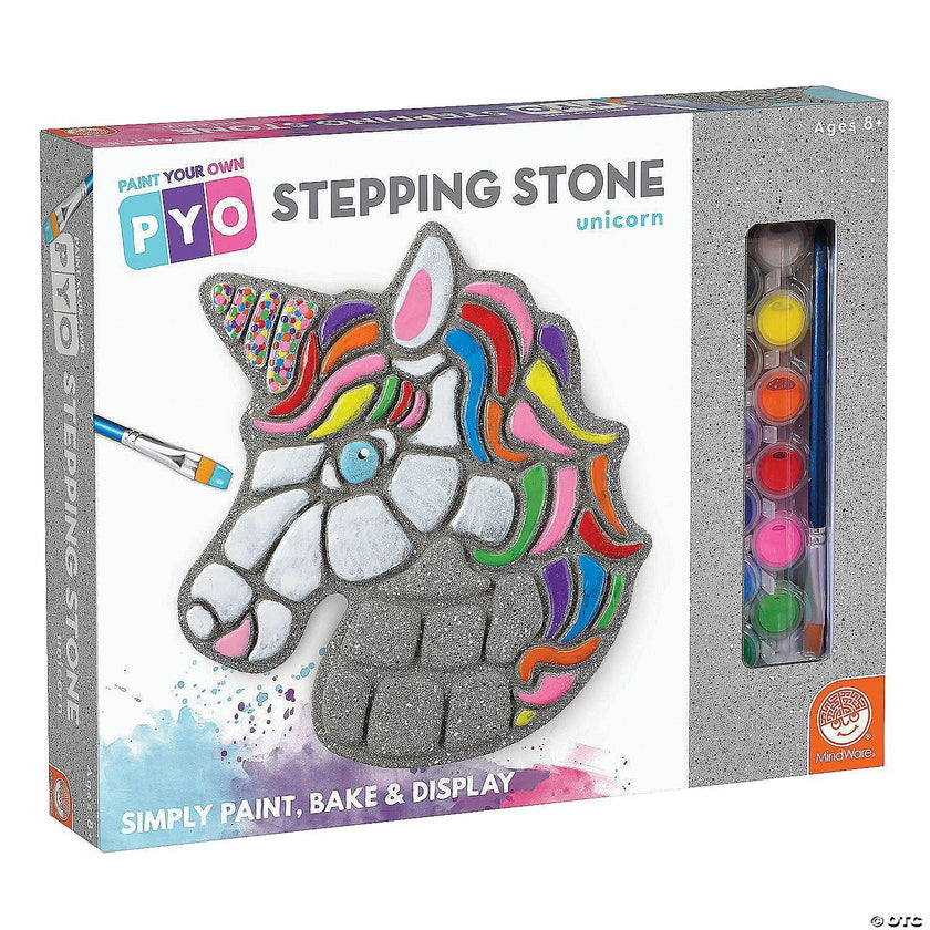 Mindware - Paint - Your - Own Stepping Stone - Unicorn
