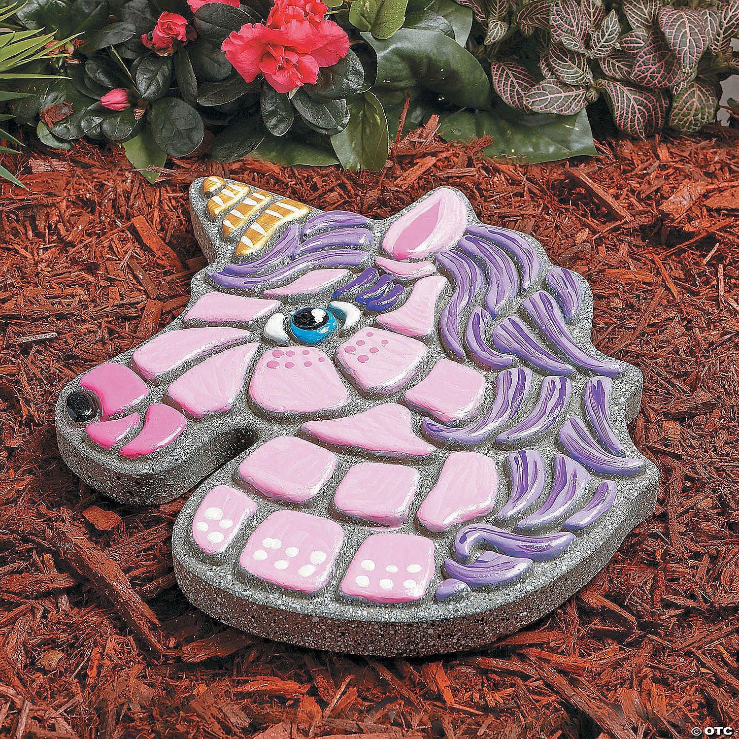 Mindware - Paint - Your - Own Stepping Stone - Unicorn