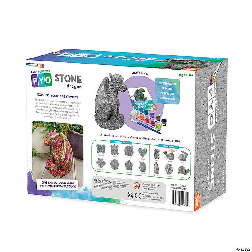 Mindware - Paint - Your - Own Stone - Dragon