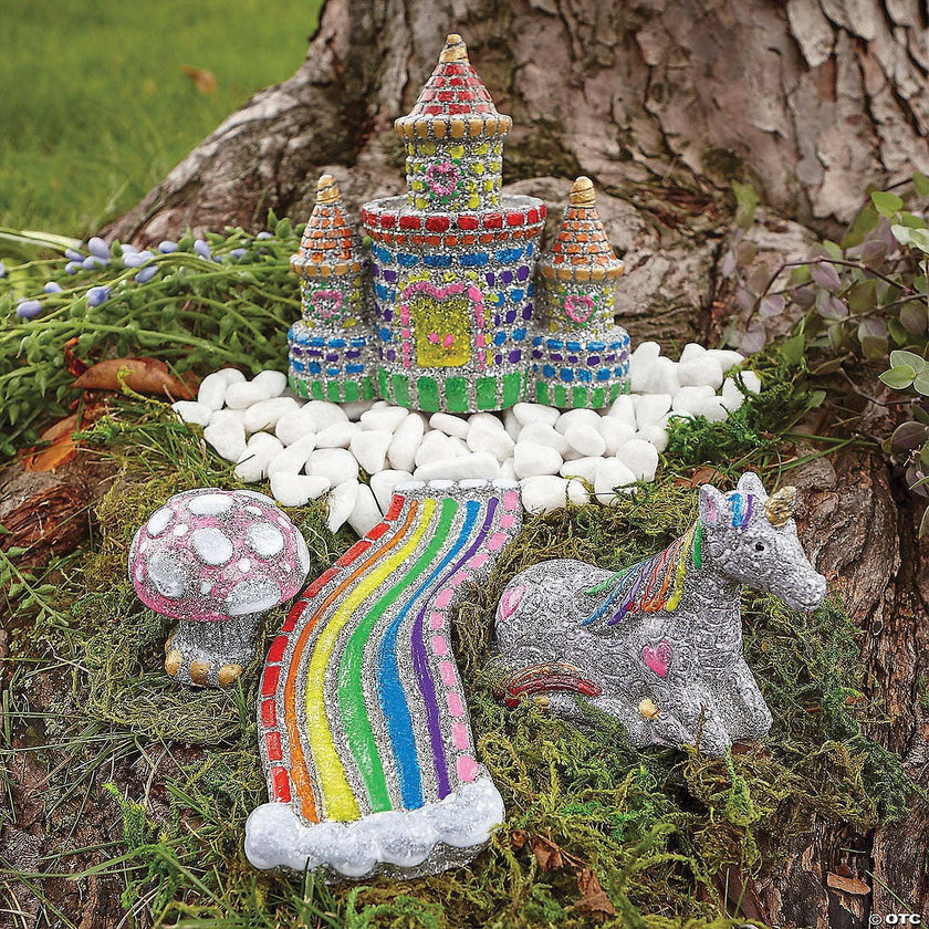 Mindware - Paint - Your - Own Stone - Unicorn Garden