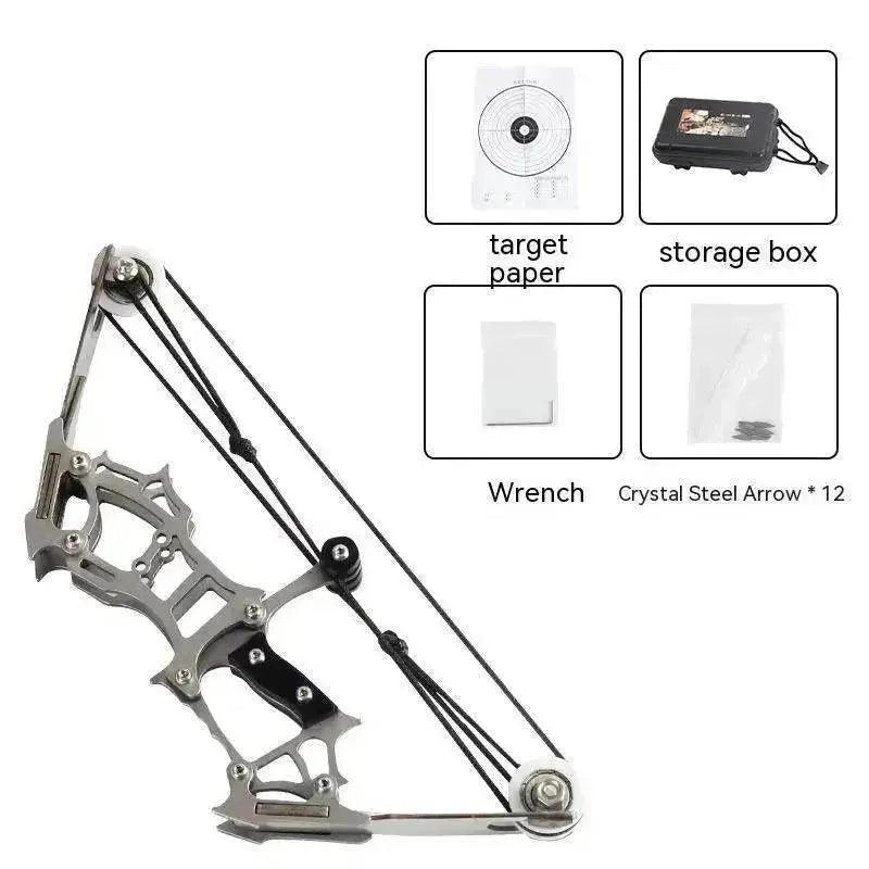 Mini Stainless Steel Composite Pulley archery Bow