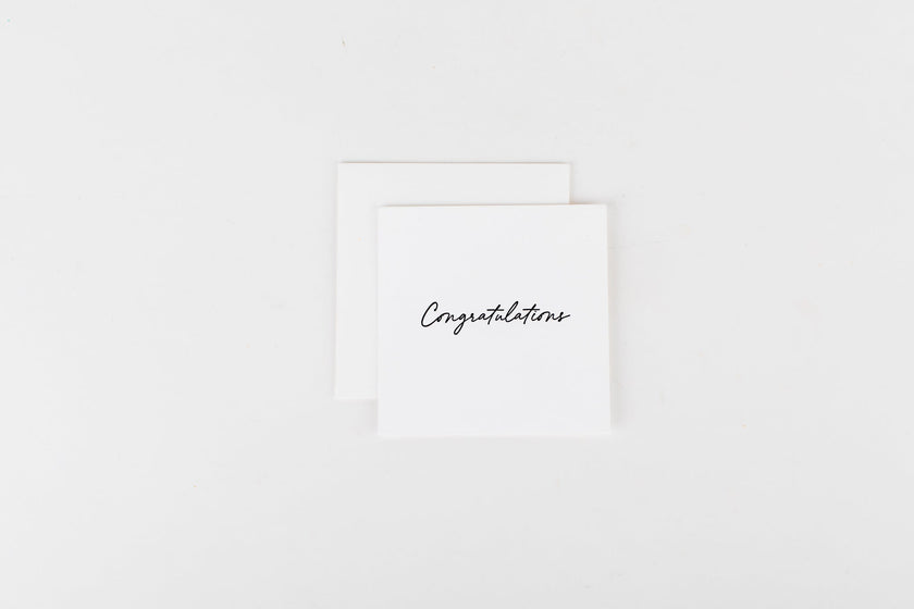 Congratulations - Mini Notecard