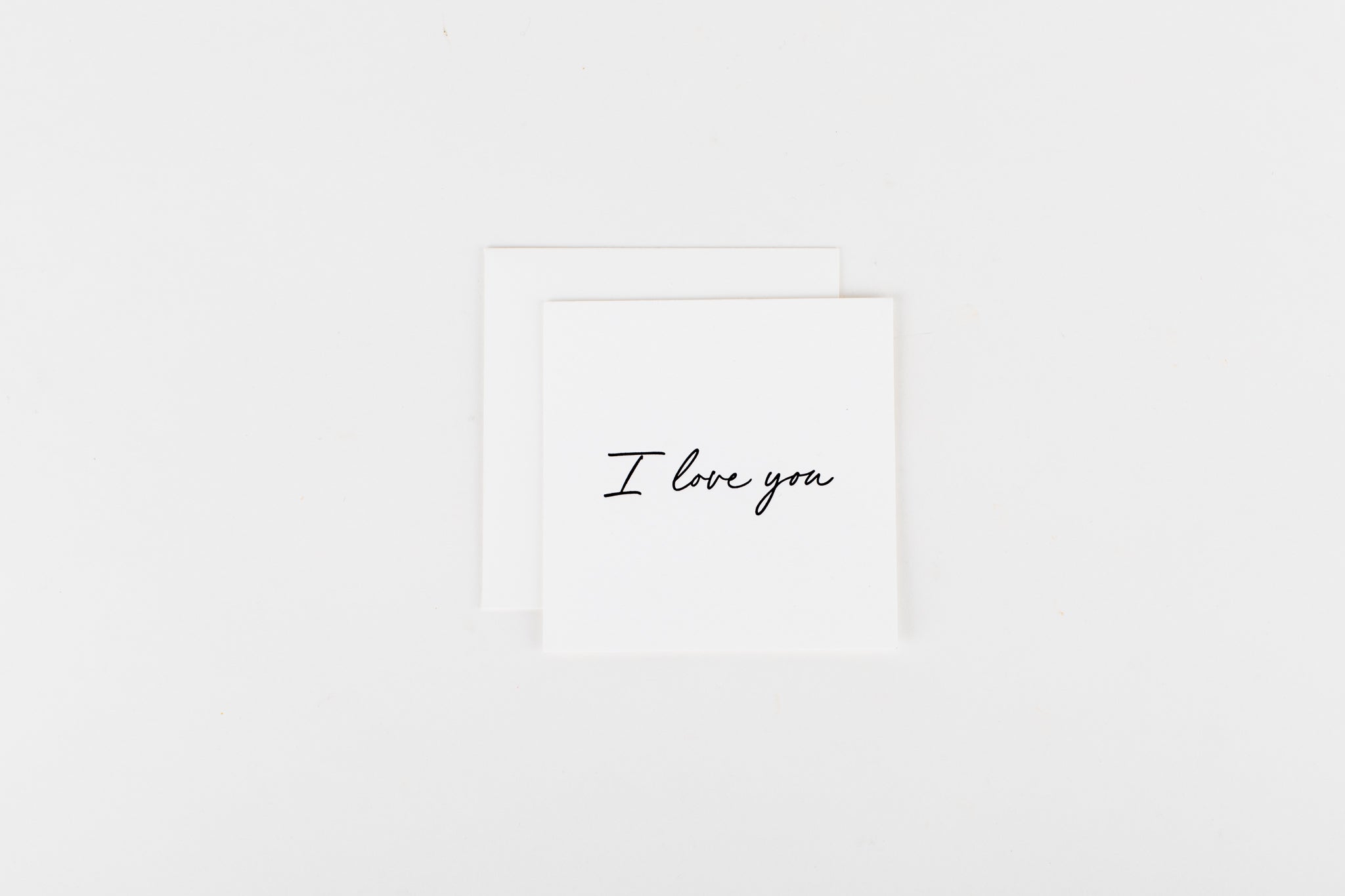 I Love You - Mini Notecard