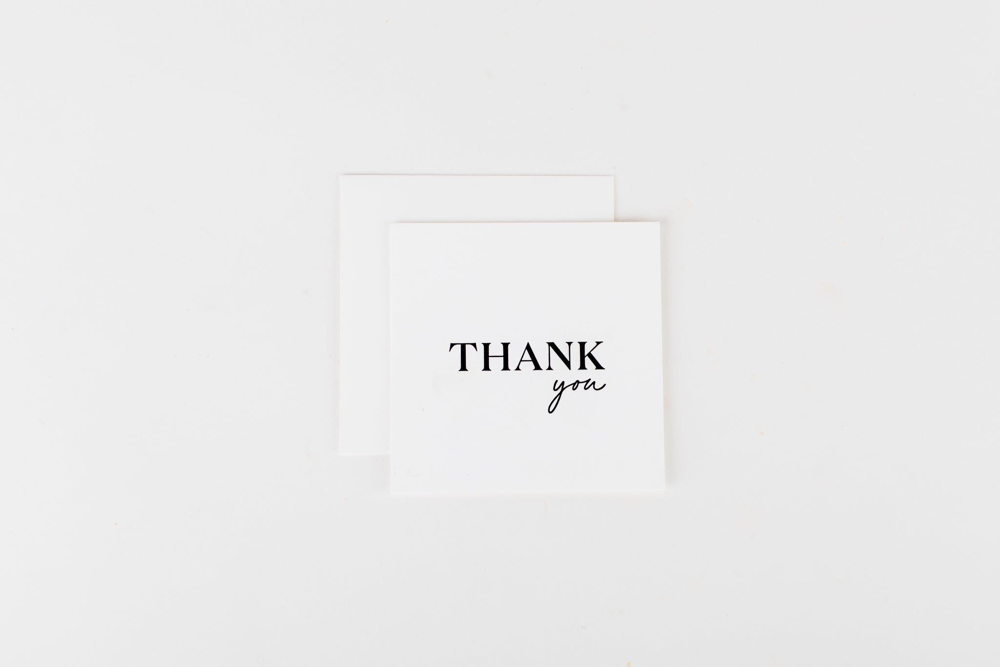 Thank You - Mini Notecard